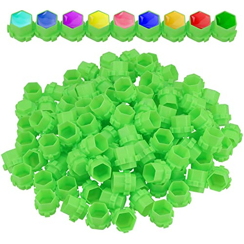 Keileoho 600 Pcs Tazas De Tinta De Tatuaje De Panal Verde, T