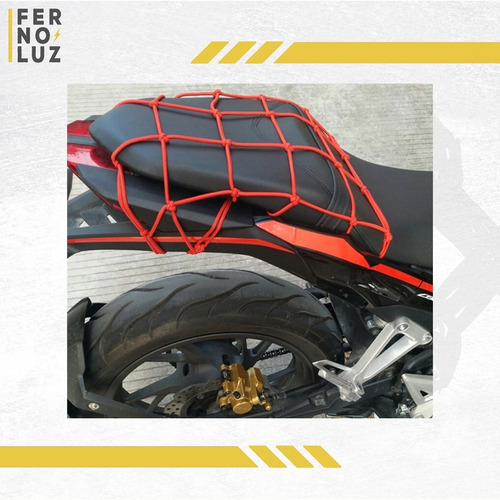 Imagen 5 de 10 de Red Pulpo Moto Casco Elastica Ganchos Metalico Reforzada