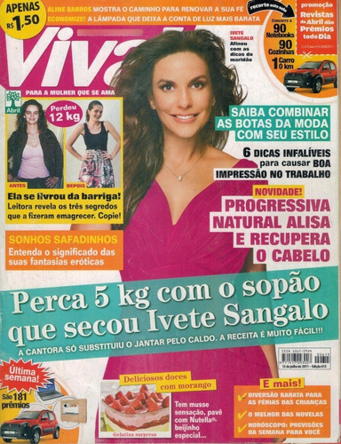 Revista Viva 615: Ivete Sangalo Na Capa !!!