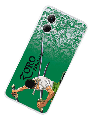 Funda Para Motorola Zoro Ondas One Piece Anime Antigolpes