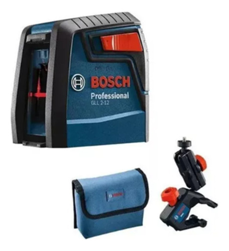 Nivel Laser Bosch Gll 2-12 Luz Roja Autonivelante + Soporte