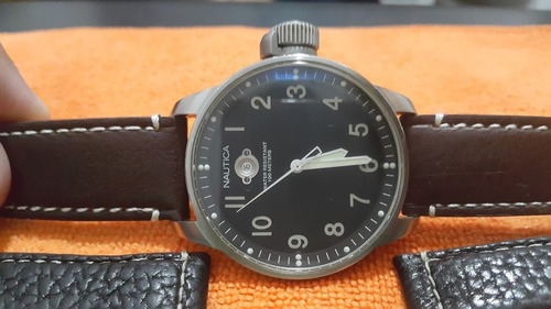 Relógio Nautica Militar A09595 Preto 2 Pulseiras
