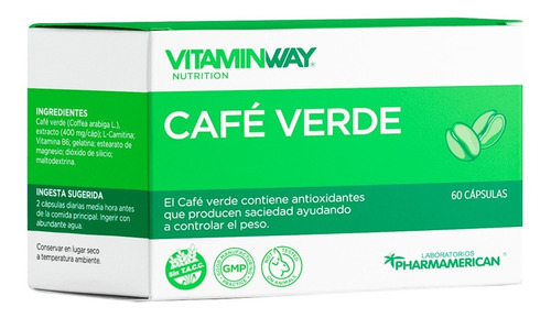 Cafe Verde Premium, Adelgazante Natural - 60 Capsulas