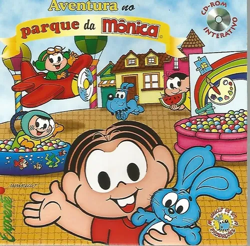 Cd Rom - Aventura No Parque Da Mônica - Windows 95 - 16 Mb