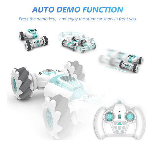 Doble Lado Control Remoto De Acrobacia Juguete Coche