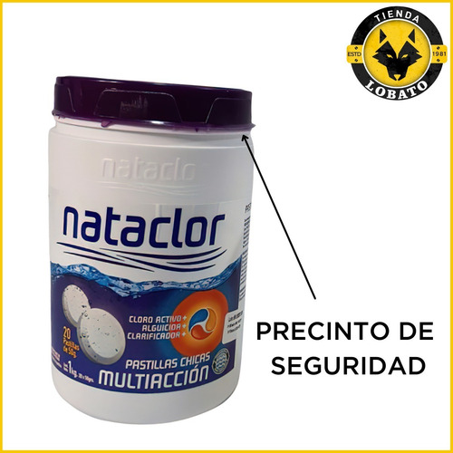 Imagen 6 de 10 de Kit Pastillas Boya Nataclor Pelopincho Pileta Lona Cloro
