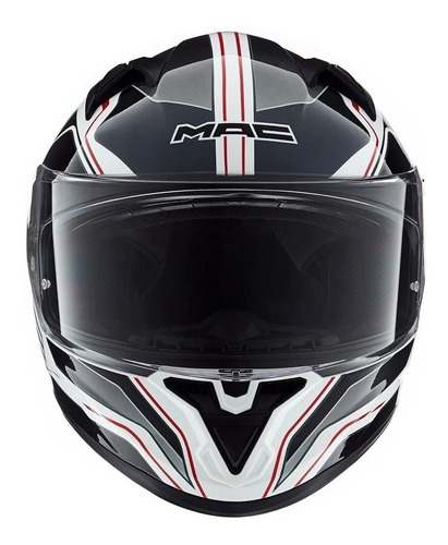 Imagen 4 de 10 de Casco Moto Doble Visor Mac Speed 2.0 Galaxy Modelo