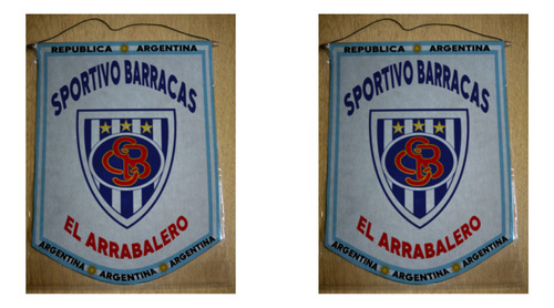 Banderin Mediano 27cm Sportivo Barracas