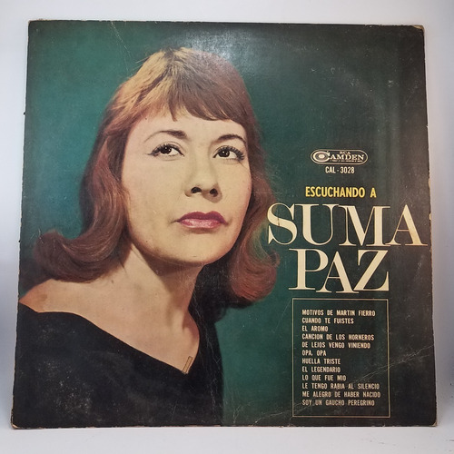 Suma Paz - Escuchando - Folklore Vinilo Lp