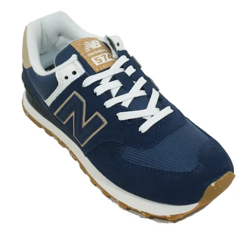 Zapatilla New Balance Wl574so2 Azul Dama Deporfan Env o gratis