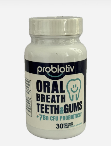 Probiótico Oral Mal Aliento, Halitosis, 7.000 Millones Ufc Menta