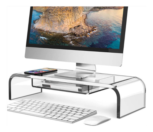 Soporte Para Pc, Soporte Compatible Con Monitor 40,6x19x10cm