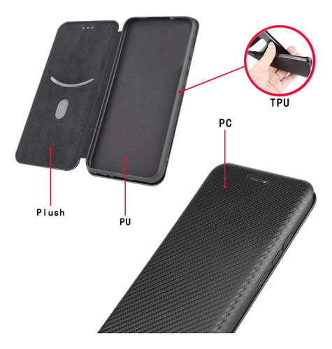 Funda De Piel Para Ulefone Note 9p/sharp Aquos Zero 5g Basic