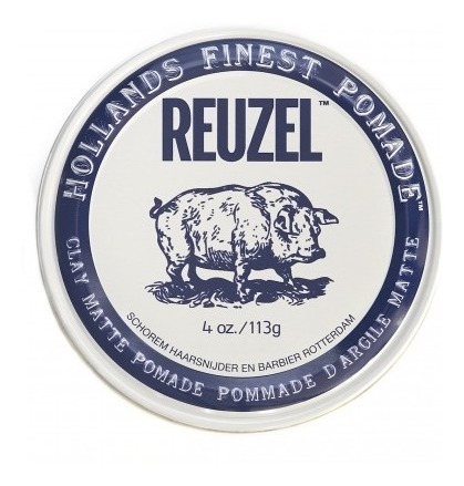 Reuzel Clay Matte Pomade 4 Oz Pomada Peinar Mate