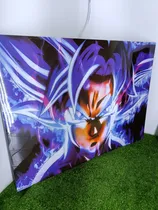 Comprar Cuadro Grande Goku Ultra Instinto Luz Led Neon