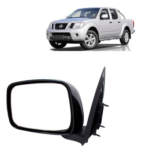 Espejo Puerta Manual Izq Nissan Navara 2.5 Yd25 2007 2013