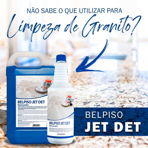 Removedor Belpiso Jet Det 5l Para Ardósias Sujas Cera Antiga