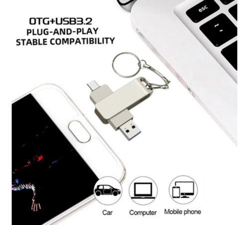 Pendrive 1tb Negro Otg Usb Tipo C