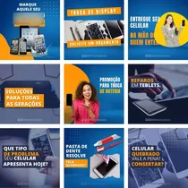 Comprar Pack Canva Assistência Técnica Celular Editável 25 Artes