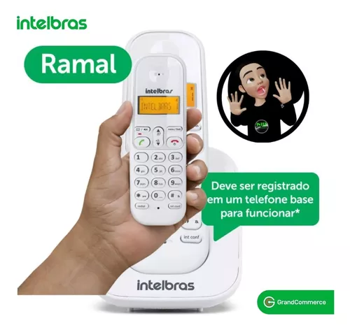 Telefone Sem Fio Com Identificador Intelbras Ts 3110