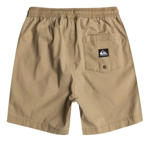 Short Playa Quiksilver Taxer Beige Hombre Aqyws03234-cjz0