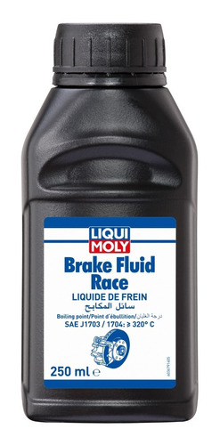 Liquido De Frenos Sintético Dot 4 Race Liqui Moly 250ml 