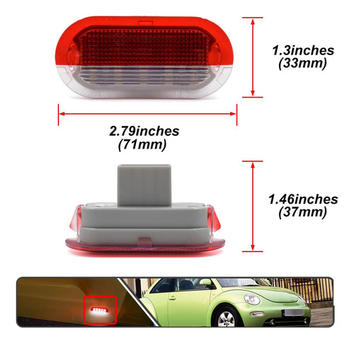 Luces Led De Cortesía Para Volkswagen Beetle Golf Jetta