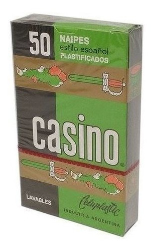 Naipes Estilo Español Plastificados 50 Cartas Casino 