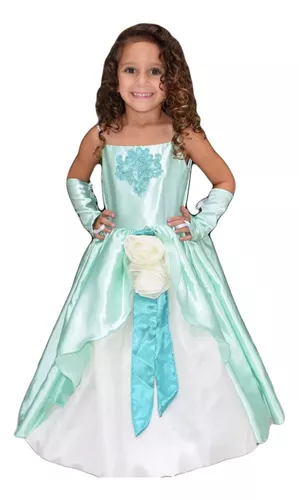 Vestido Infantil Princesa Cores - LeLa Kids