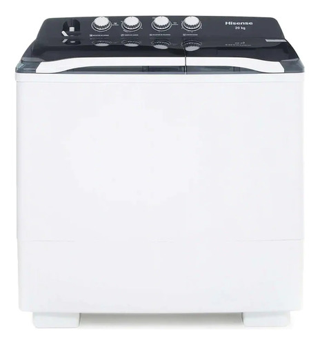 Lavadora Semiautomática Doble Tina 20kg Wsa2001p Hisense