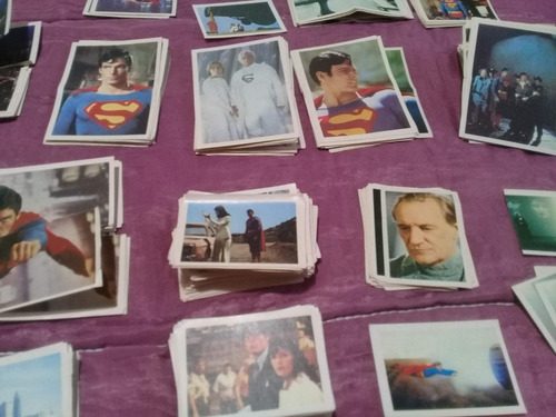 124 Figurinhas Álbum Superman O Filme Sem Uso- 1979 - Lote 4 Super Homem (Usado)