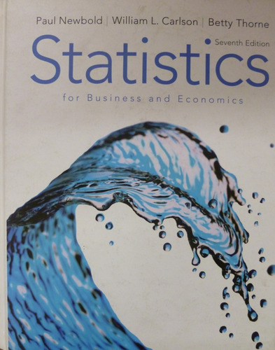 Statistics For Business And Economics