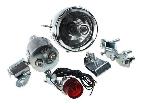 Bicicleta Motorizada Bicicleta Fricção 12v 6w Gerador Farol