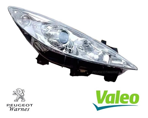 Optica Derecha Lente Liso Valeo Peugeot 307 Diesel 06-11