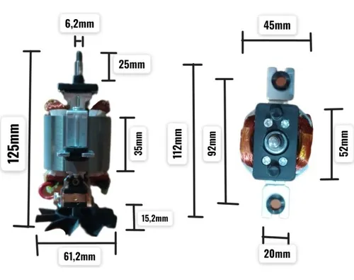 Motor Para Licuadora Black Decker Blx3 ar Y Blx10f ar