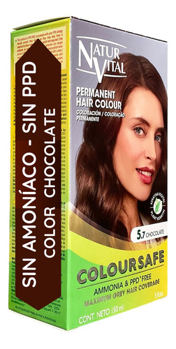 Tintura Permanente Color Chocolate 5.7 Naturvital