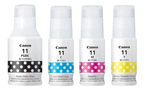 Pack Tinta Canon Gi-11 Pixma G2160 / Pixma G3160