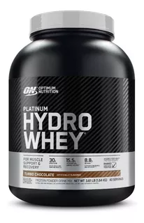 100% Hydro Whey Platinum 3,52lb (1,60kg) - Optimum Nutrition Sabor Chocolate