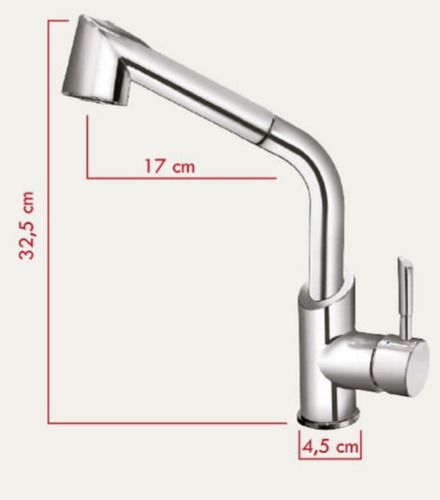 Llave Para Fregadero Monomando 