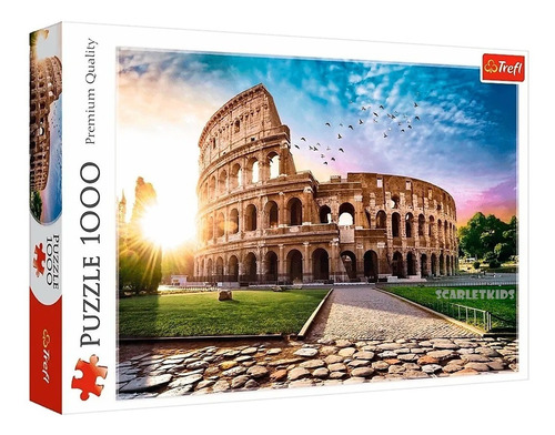 Puzzle Rompecabezas 1000 Piezas Trefl Coliseo Romano Scarlet