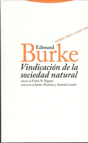 Libro Vindicacion De La Sociedad Natural