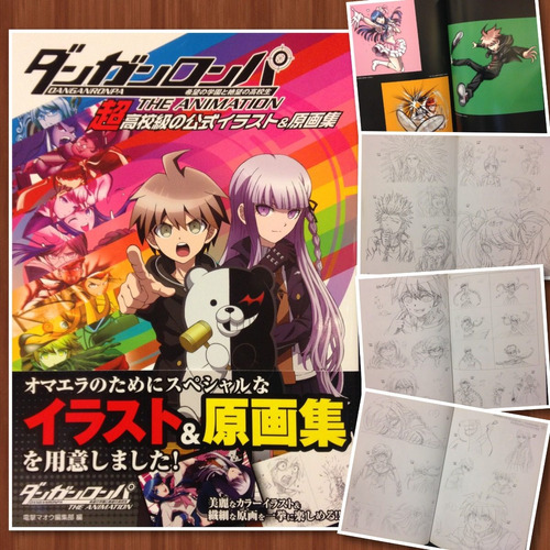 Artbook Danganronpa The Animation Art Illustration Gastovic