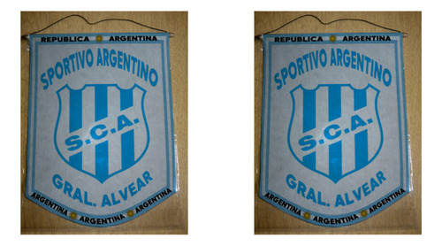 Banderin Mediano 27cm Sportivo Argentino General Alvear