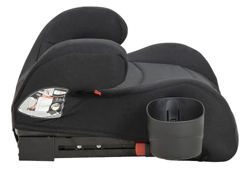 Assento Para Auto Booster Com Isofit Kika + Preto - Kiddo