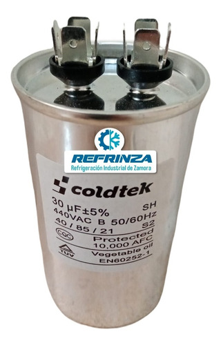 Capacitor De Trabajo De 30 Uf En 370/440 Volts