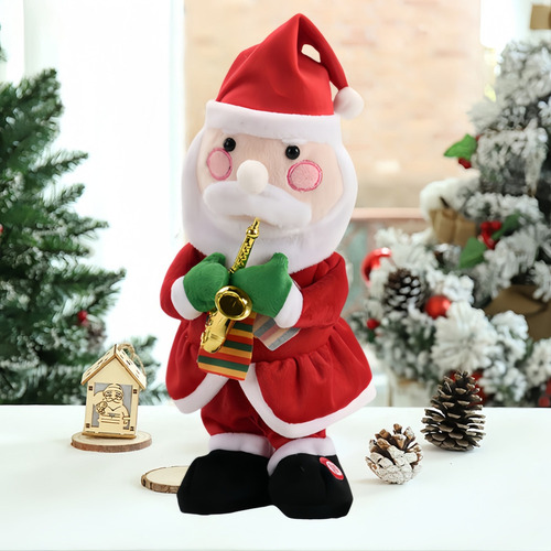 Xc 1pcs Juguete De Baile Eléctrico Santa Claus Tocando