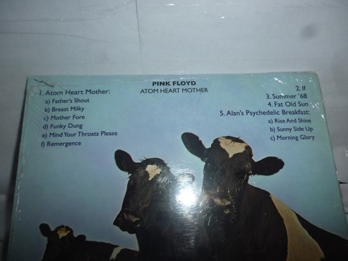 Cd Pink Floyd Atom Heart Mother Lacrado 1970/2011 Imp Argent