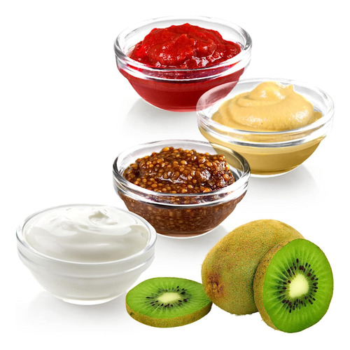 Cuencos Pequeños De Vidrio Para Preparar Salsa, Aperitivos,