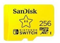Memoria Sandisk 256gb Micro Sdxc Nintendo Switch 100mb/s 4k 