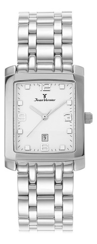 Relógio Masculino Jean Vernier Prateado Jv04953